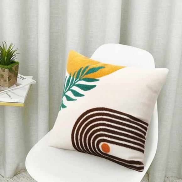 Boho Decorative Throw Pillow Cover Case Accent Abstract Mid Century Modern Decor - Picture 3 of 14